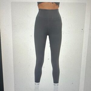 Girlfriend Compressive High Waisted   Gray Workout Leggings Never Worn